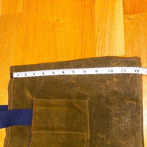 Tilden Reed one of a kind handmade men’s solid denim bag w/straps. NWOT 👖👜 - Picture 11 of 12